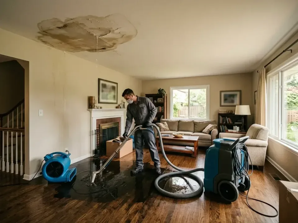 attic-pipe-burst-ceiling-drip-008 — frequently asked questions, Water Damage Restoration & Carpet Care in Johnstown, PA